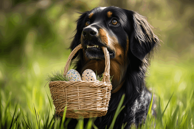 🐣 Wielkanoc z hovawartem: jak nie stracić jajek, ciasta i… cierpliwości