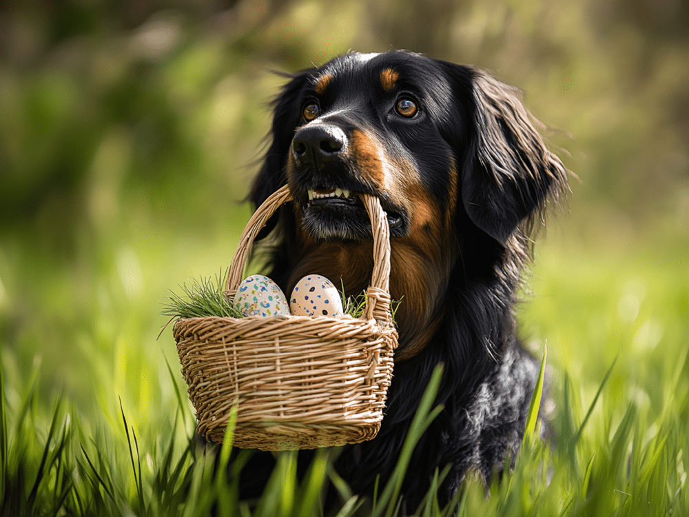 🐣 Wielkanoc z hovawartem: jak nie stracić jajek, ciasta i… cierpliwości